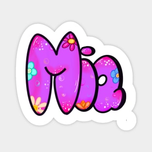 Mia personalized custom name Mia Magnet