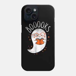 Funny Halloween Cute Ghost Book Reading School Teacher Phone Case