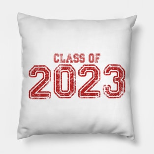 Varsity Red Class of 2023 Pillow