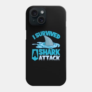 I survived a shark attack Phone Case