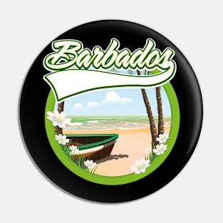 Barbados Beach logo Pin