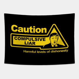 Caution - Compulsive Liar Tapestry