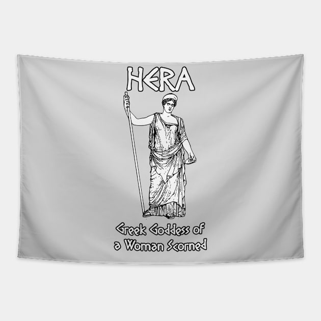 Hera, Greek Goddess of a Woman Scorned Tapestry by Taversia