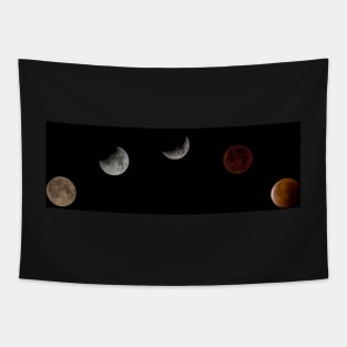 Super Blood Moon composite 2015 Tapestry