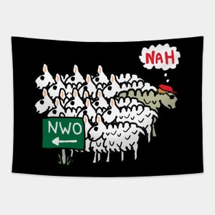 Anti NWO New World Order Tapestry