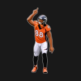 Demaryius Thomas #88 Point Up T-Shirt