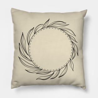 floral wreath Pillow