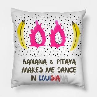 banana pitaya louisiana Pillow