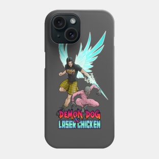 Demon Dog and Laser Chicken - Ve Phone Case