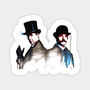 Sherlock and Watson Magnet