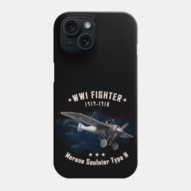 Morane Saulnier WWI Fighter aircraft Phone Case by Jose Luiz Filho