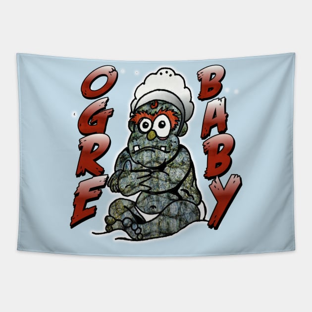 Ogre Baby Tapestry by ImpArtbyTorg