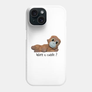 Cuddle by Monkee Phone Case