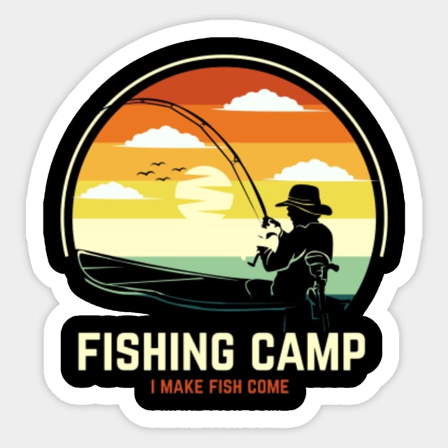 fishing camp I Make Fish Come, silhouette fish