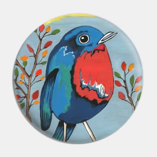 FUNNY Bird Painting Pin