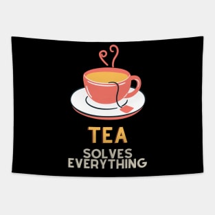 Tea Solves Everything Tapestry