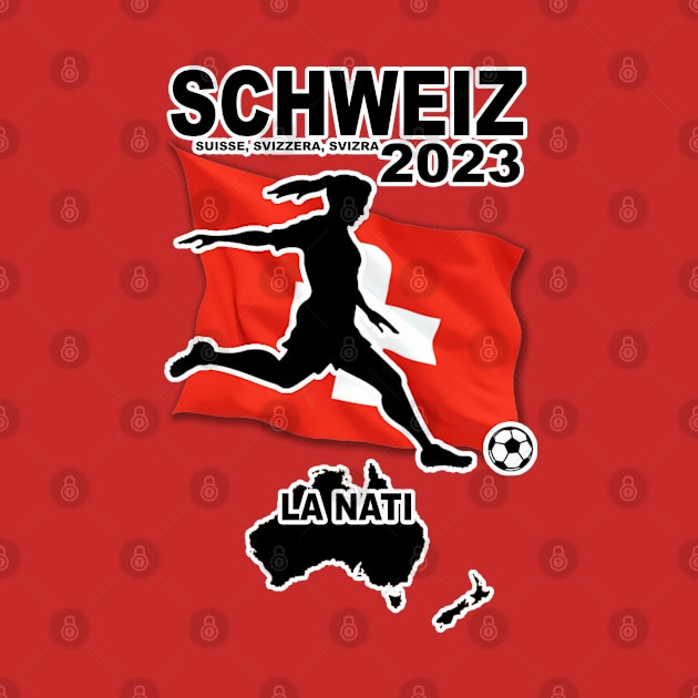 Schweiz Womens World Cup Football Soccer Team 2023 by Ireland