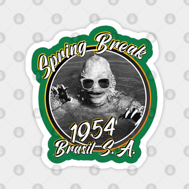 Spring Break '54 Magnet by David Hurd Designs