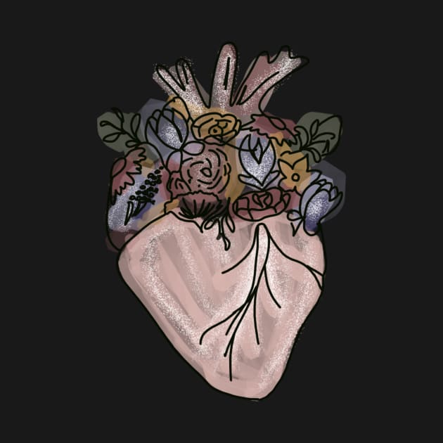 Anatomical Heart/ medicine/ surgery/flower/doctor by emmamarlene