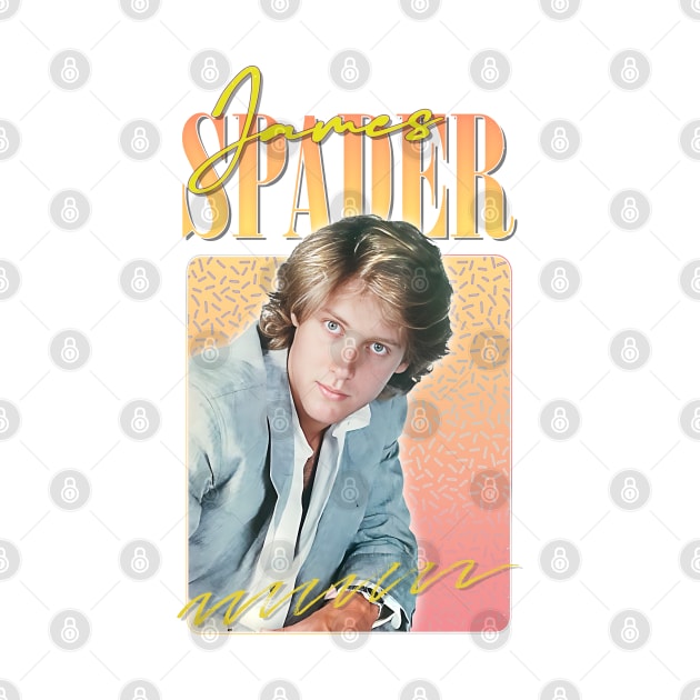 James Spader  80s Retro Style Fan Design by DankFutura