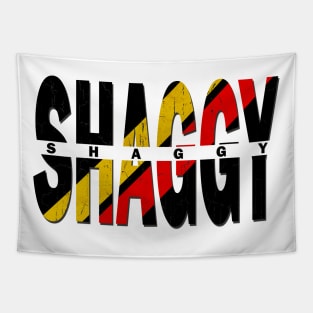 vintage typo Shaggy Tapestry