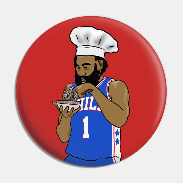 Chef James Harden Pin by rattraptees