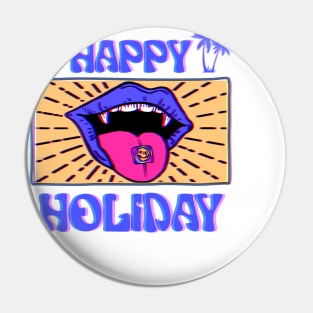 happy holiday Pin