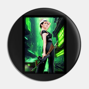 Pinup - Gangster in green Pin