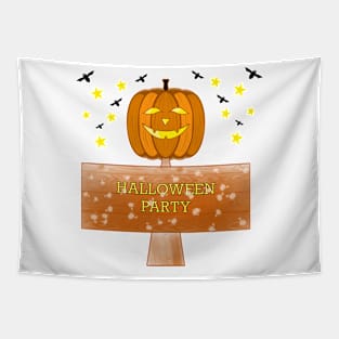 Halloween Party Tapestry