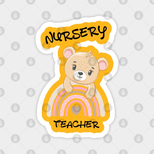 Nursery teacher Magnet by GrandThreats