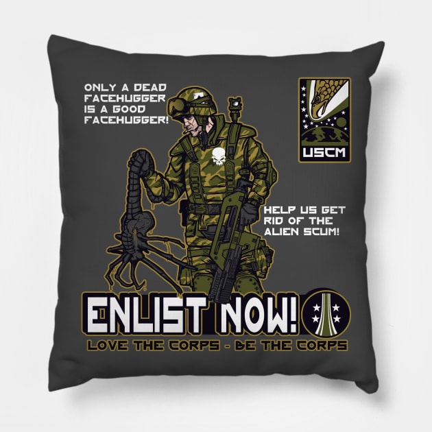 Be The Corps Pillow by AndreusD