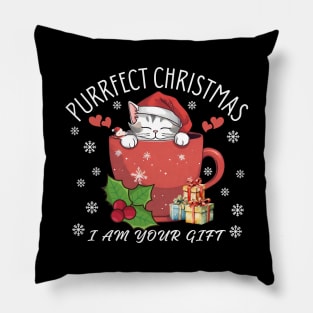 Purrfect Christmas! Pillow