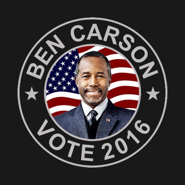 Ben Carson US Flag by ESDesign