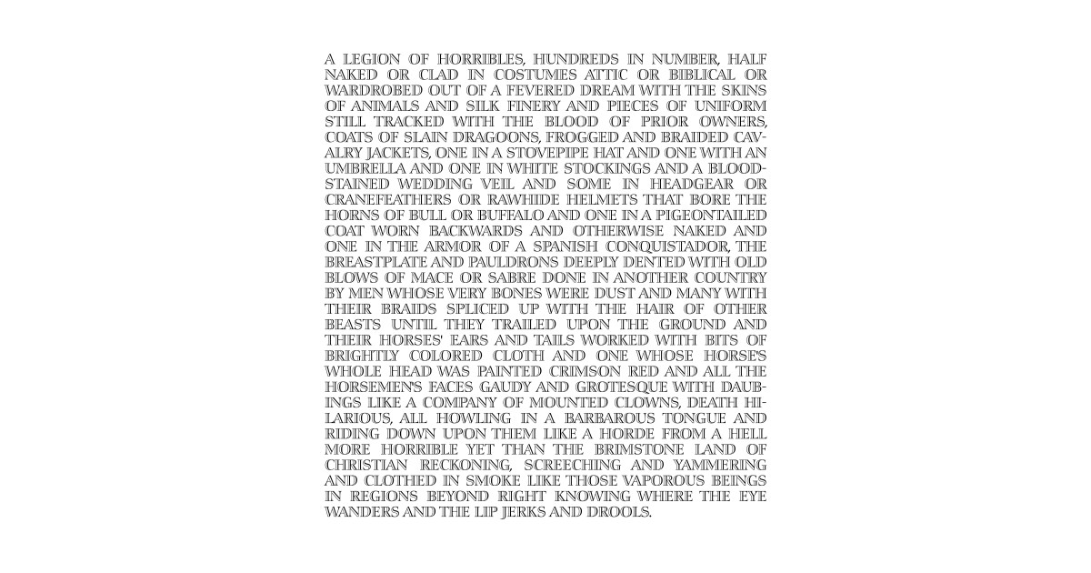 Blood Meridian Quote Cormac McCarthy Blood Meridian Posters and Art