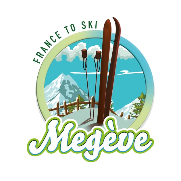 Megève france ski logo by nickemporium1