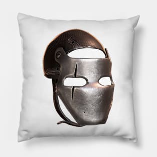 Rust Metal Mask Pillow