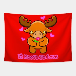 It Moose Be Love Tapestry