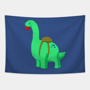 Back to School Apatosaurus Tapestry