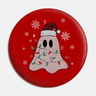 Ghost christmas Pin