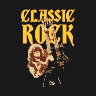 Classic Rock - 70s Rock Guitarist - Guitar Player T-Shirt