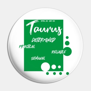 Taurus zodiac sign Pin