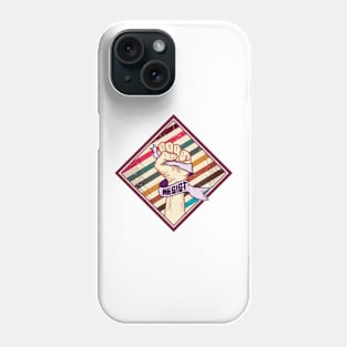 'Resist Raised Fist Retro' Awesome Feminism Rights Phone Case