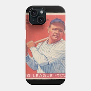 Babe Ruth 1933 Goudey (Red) Baseball Card Phone Case