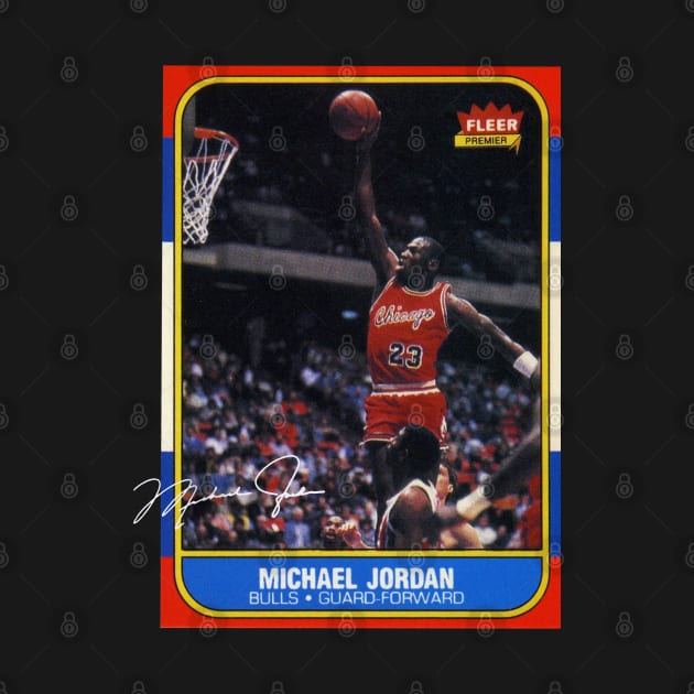 Michael Jordan 1986 Rookie Card by Juantamad