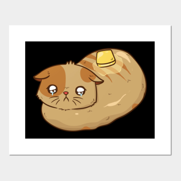 sad potato cat