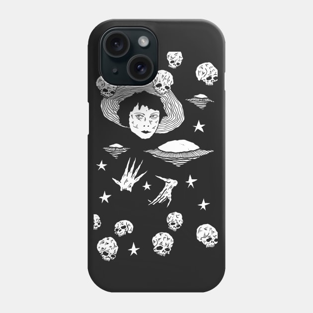 Under Strange Stars Phone Case by AllieHartleyArt