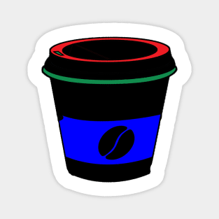 cup coffee black Magnet