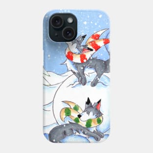 A Break for Snowflakes Phone Case