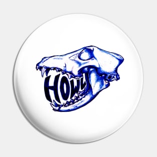 Coyote Howl Pin