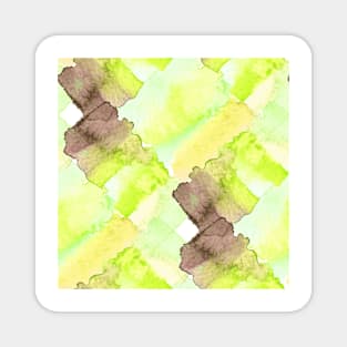 Watercolor chaotic shapes Magnet